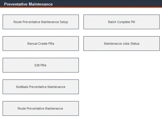 User Chapter Seventeen: Preventative Maintenance